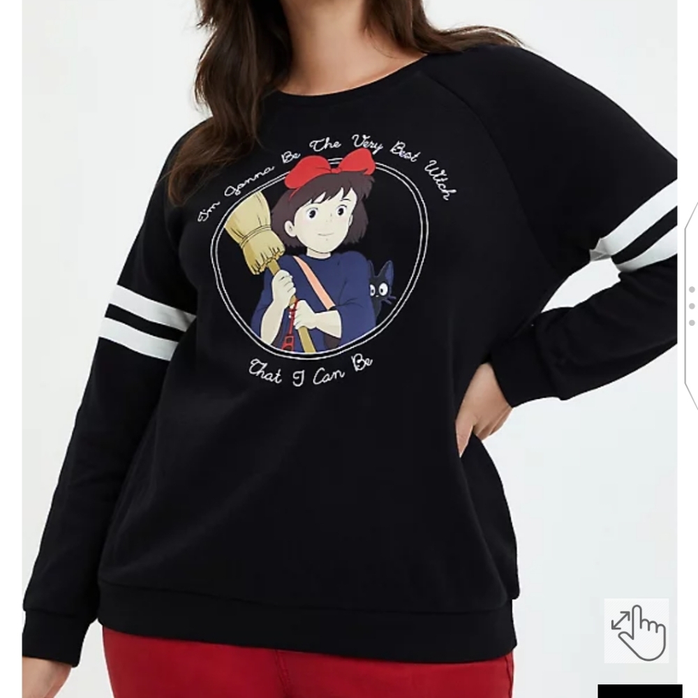 🆕HER UNIVERSE STUDIO GHIBLI KIKI'S DELIVERY SERVICE VARSITY SWEATSHIRT